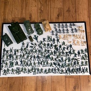 Plastic Army Men, Tanks, and Astronauts